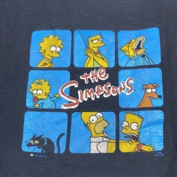 Delta Pro Weight Simpsons Black Tshirt 2XL 2000's - Picture 8 of 11